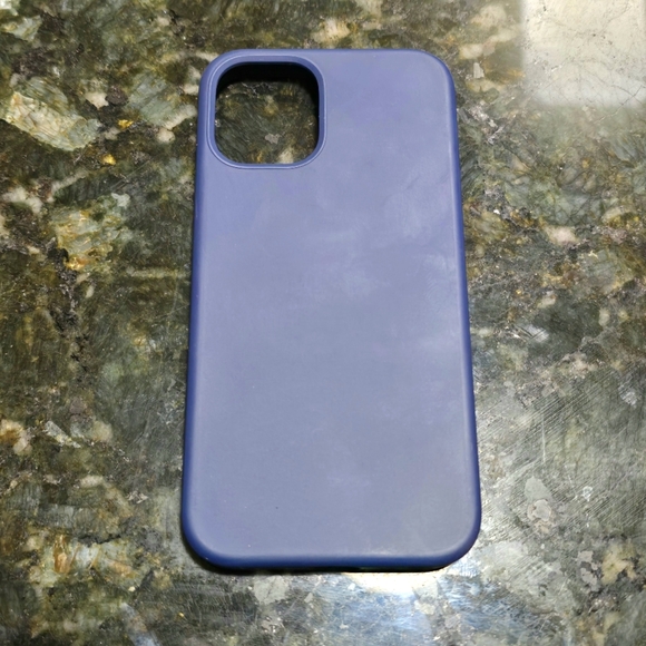 iPhone 12 Mini, Ornarto Silicone/Felt Microfiber, Soft Touch Slim Phone Case - Picture 3 of 8